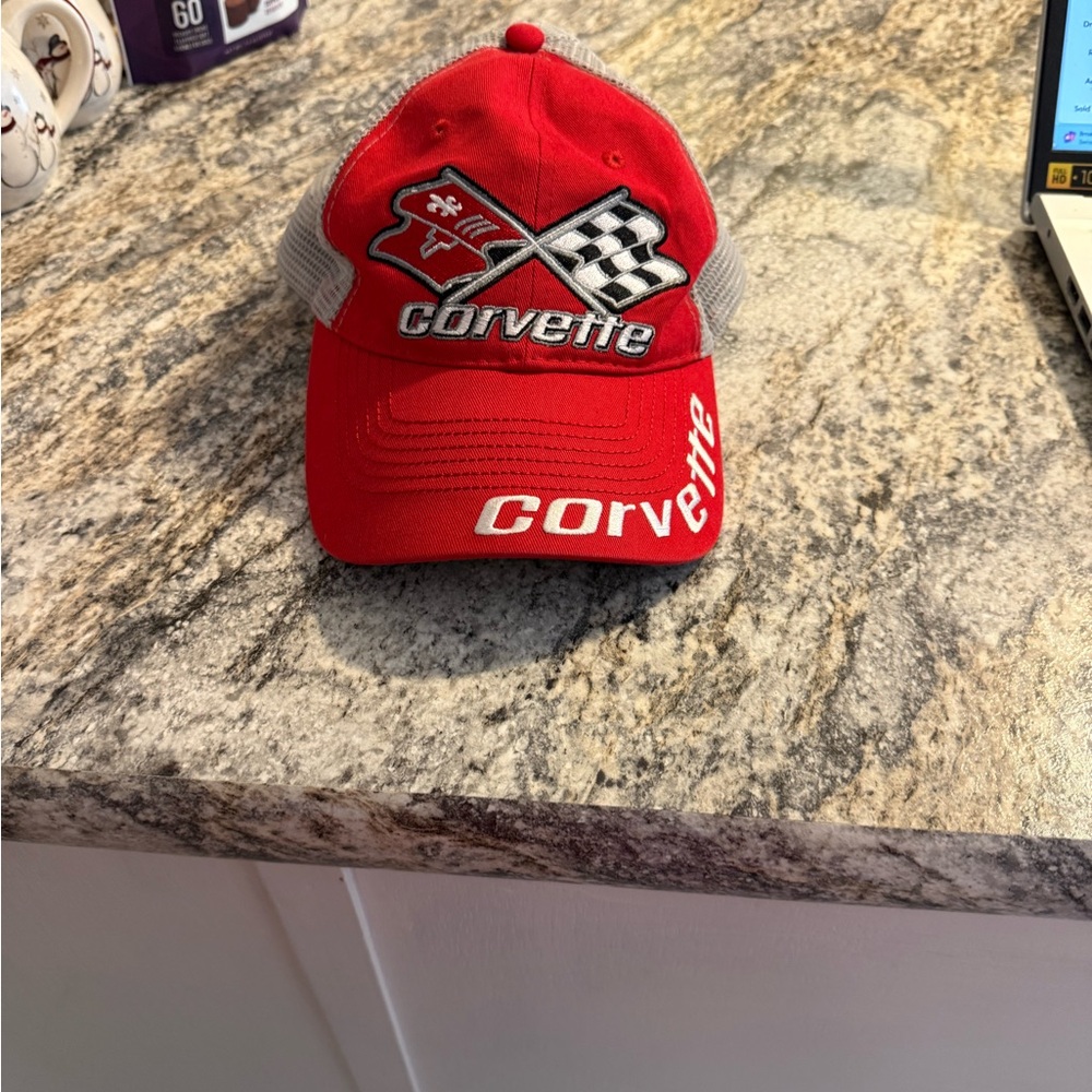 Red Corvette Baseball Cap